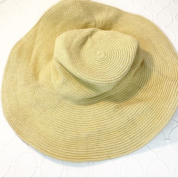 J Crew Paper Straw Beach Pool Vacation Hat - Picture 2 of 4
